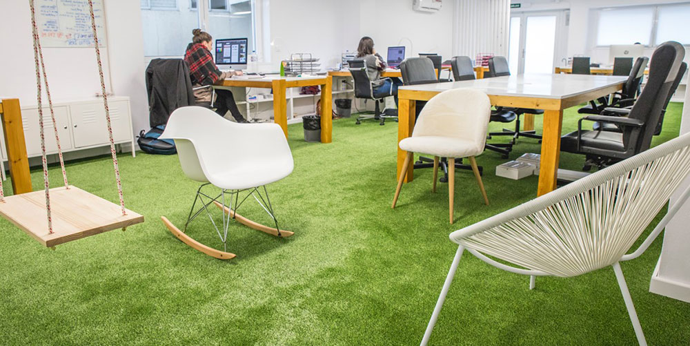 Synthetic grass for factory or office spaces Gold Coast